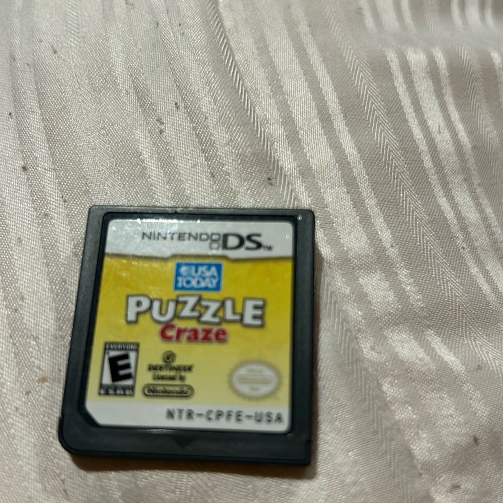 Nintendo DS game Puzzle Craze